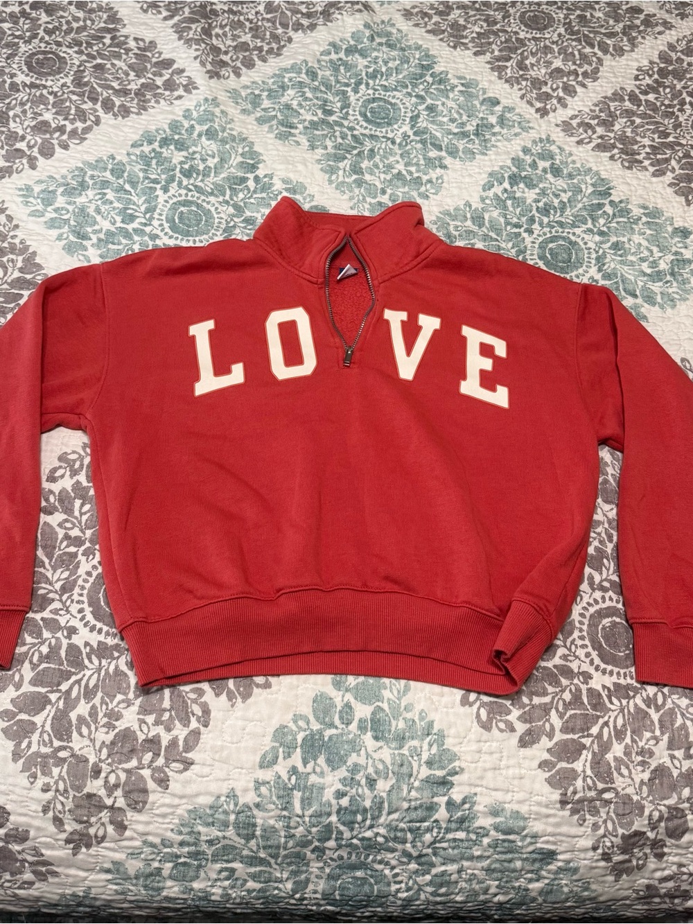 Old navyHalf-Zip Sweatshirt - Red